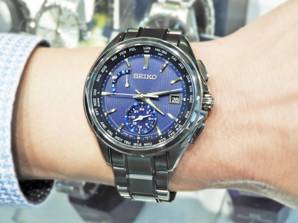 ソーラー、電波、希少】SEIKO セイコー ブライツ ワールドタイム 